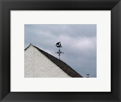 Framed Weathervane at Bellanoch Print