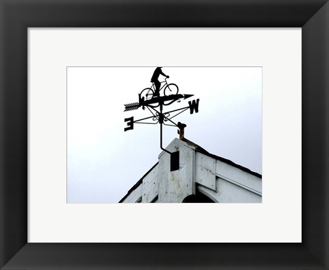 Framed Wesleyan Chapel Weathervane Print