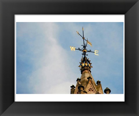 Framed Weathervane, Belfast Print