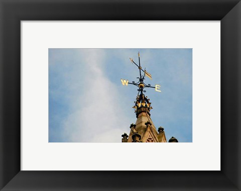 Framed Weathervane, Belfast Print