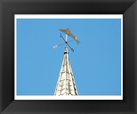 Framed Weathervane, St Patrick&#39;s Church, Armoy Print