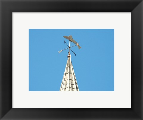 Framed Weathervane, St Patrick&#39;s Church, Armoy Print