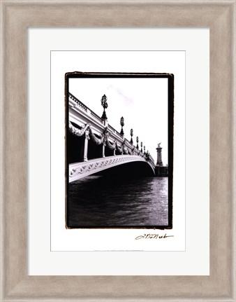 Framed Along the Seine River I Print