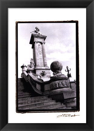 Framed Along the Seine River II Print