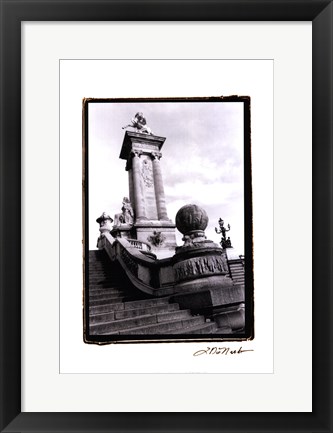 Framed Along the Seine River II Print