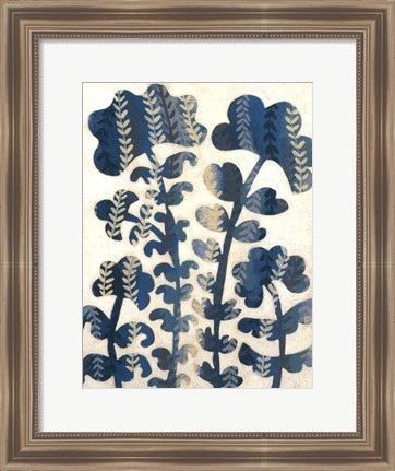 Framed Blueberry Blossoms II Print