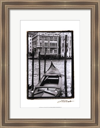 Framed Waterways of Venice III Print