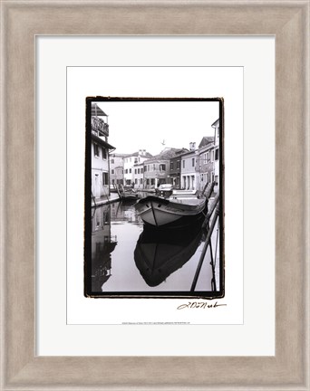 Framed Waterways of Venice VIII Print