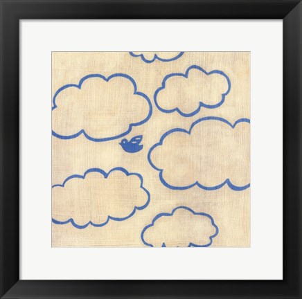 Framed Best Friends- Sky Print