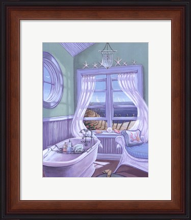 Framed Coastal Breeze II Print