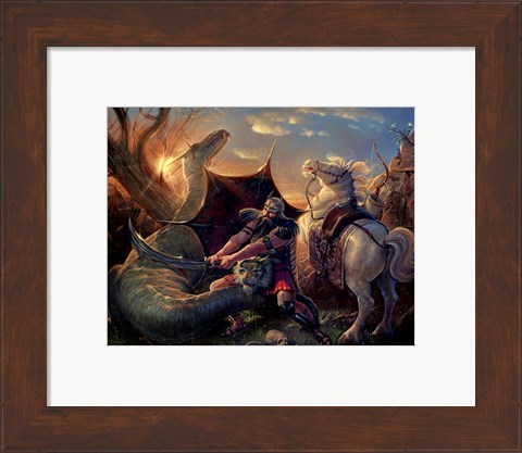 Framed Dragon Slayer Print