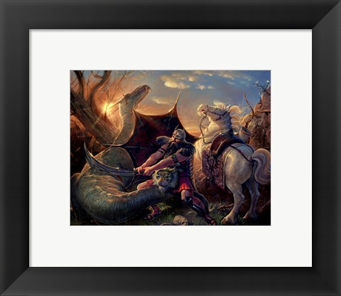 Framed Dragon Slayer Print