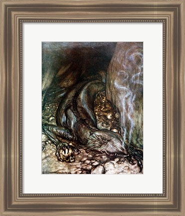 Framed Dragon IV Print