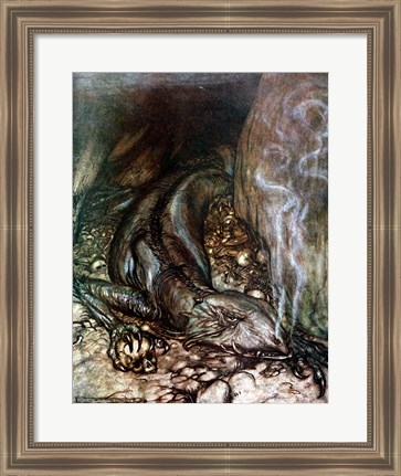 Framed Dragon IV Print