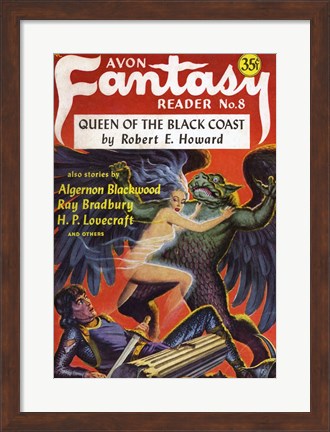 Framed Avon Fantasy Reader 1948 Cover Print