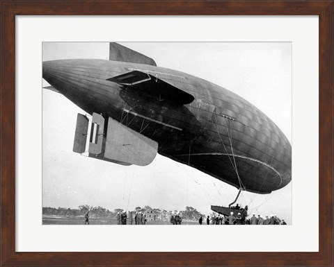 Framed B Class Blimp Print