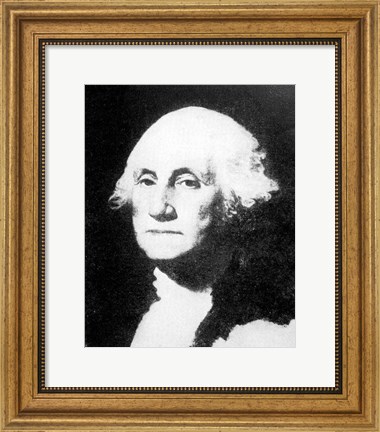 Framed Collier&#39;s 1921 Washington George - Gilbert Stuart Print