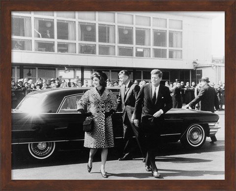 Framed Mrs. Kennedy, President Kennedy National Airport Print