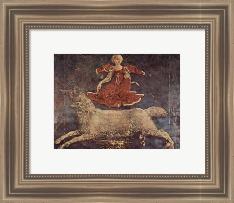 Framed Francesco del Cossa Aries Print