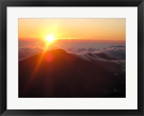 Framed Hawaiian Beach Print