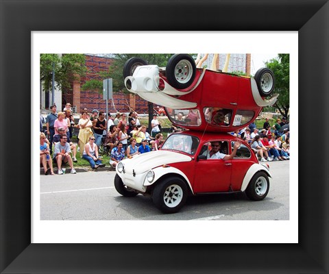 Framed Houston Art Car Parade 2004 Entry Print