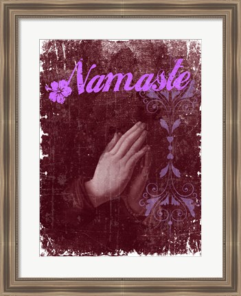 Framed Namaste Print