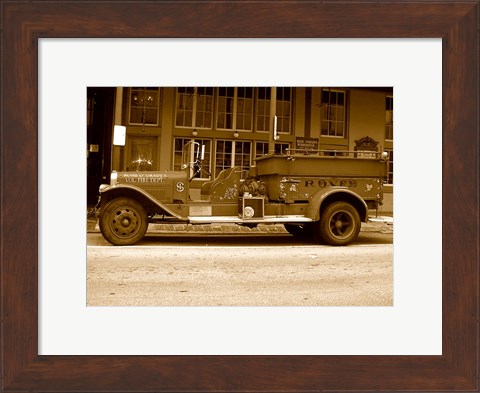 Framed Rosie  O&#39;Grady Firetruck Print