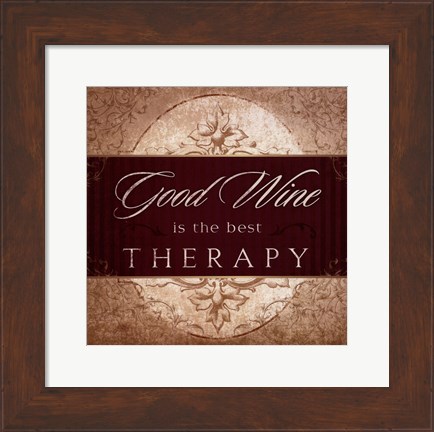 Framed Wine Inspiration V Print