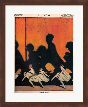 Framed Life Drama 1914 Print