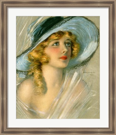 Framed Marion Davies Hat 1920 Print