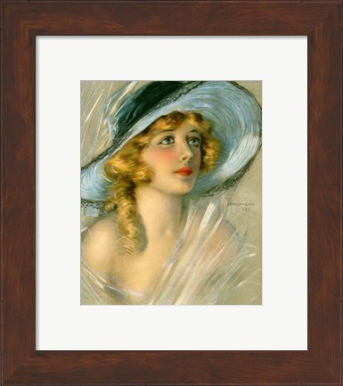 Framed Marion Davies Hat 1920 Print