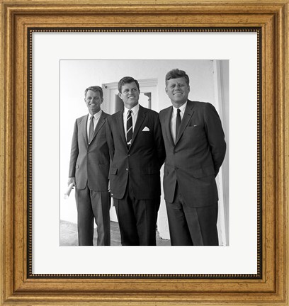 Framed Robert Ted John Kennedy Print