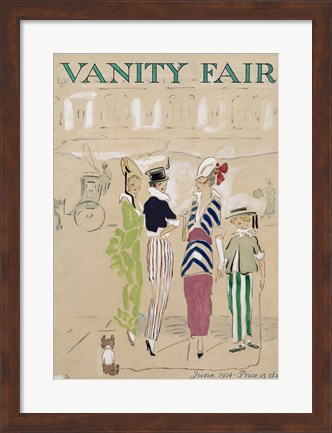 Framed Vanity Fair June 1914 Cover Print