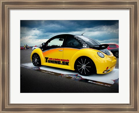 Framed VW New Beetle Tuning 2 Print