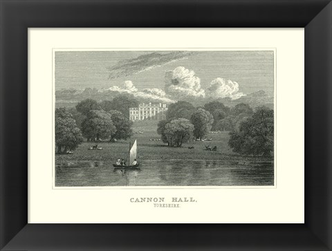 Framed Cannon Hall Print