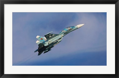 Framed Su-27UBM Radom 2009 Print