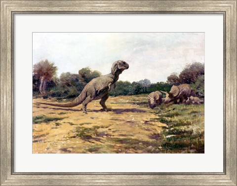 Framed T Rex Posture Print