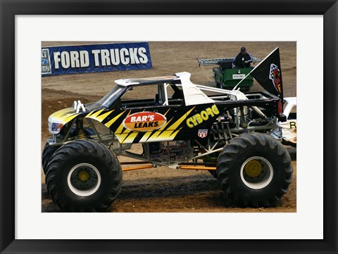 Framed Cyborg Monster Truck Print