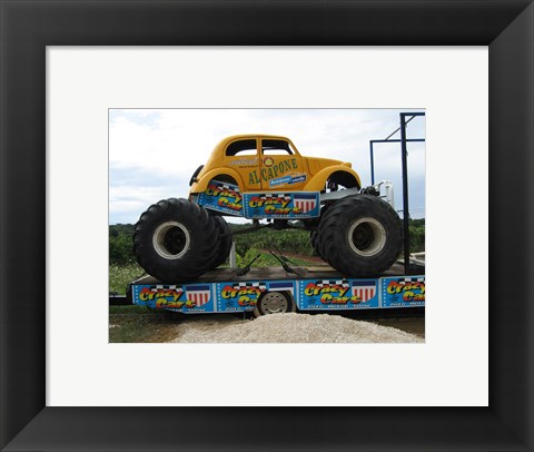 Framed Monster Truck Beetle Print