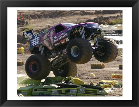 Framed Scarlet Bandit Monster Truck Print