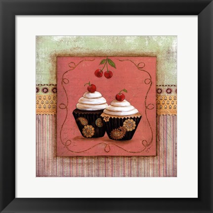 Framed CUPCAKE DELIGHT II Print