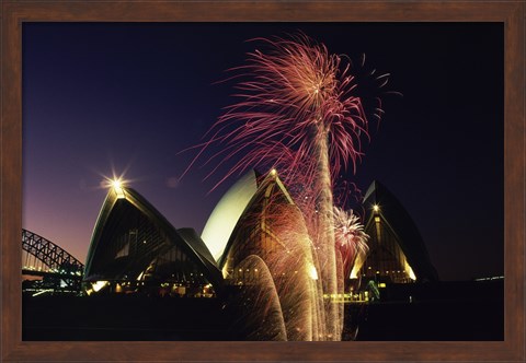 Framed Sydney Opera House Sydney Australia Print