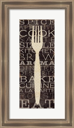 Framed Kitchen Words I Print