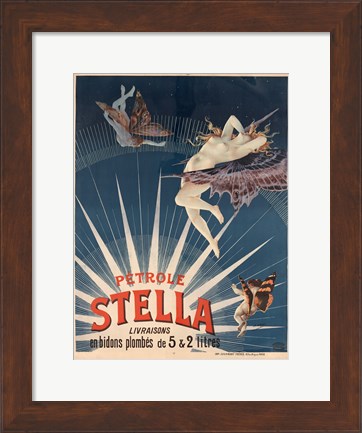 Framed Petrole Stella Print