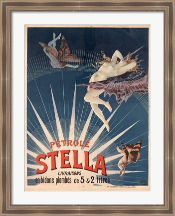 Framed Petrole Stella Print