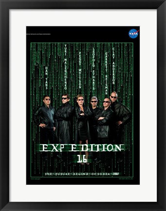 Framed Expedition 16 The Matrix Crew Poster Print