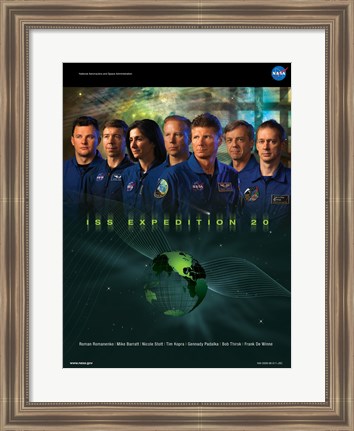 Framed Expedition 20 Crew Poster Print