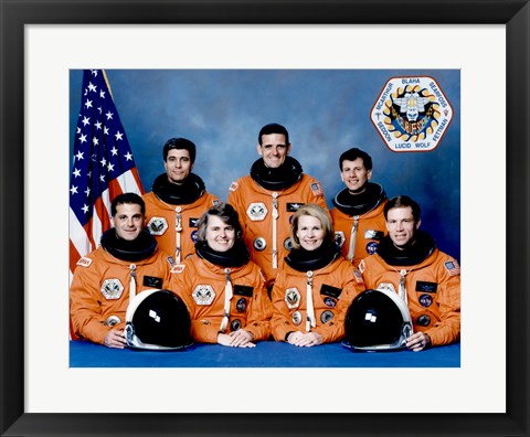 Framed STS 58 Crew Print