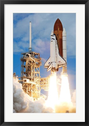 Framed Atlantis Launch Print