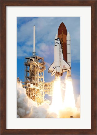 Framed Atlantis Launch Print